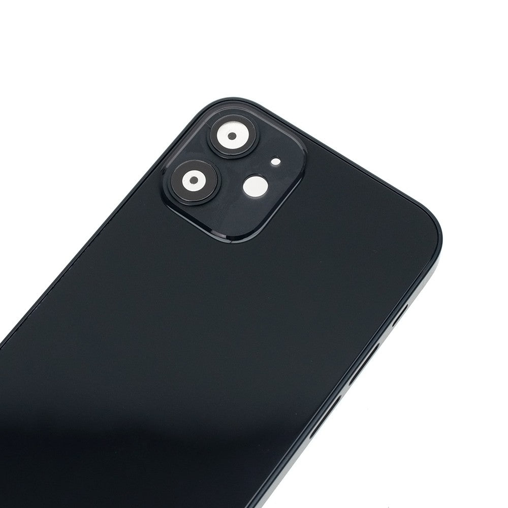 Rear Housing for iPhone 12 mini (NO LOGO)-Black Rear Housing for iPhone 12 mini (NO LOGO)-Black